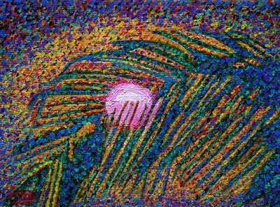Cabo Moon,2019 (óleo sobre tela) de Gerhardt Isringhaus