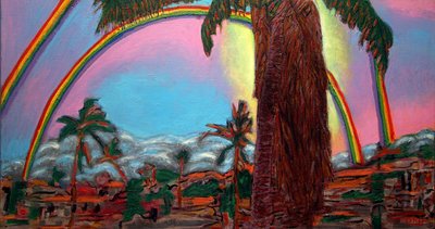 Cabo Rainbow, 2020 (óleo sobre tela) de Gerhardt Isringhaus