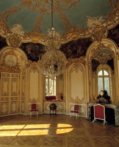 Arquitetura interna: apartamento da princesa de Soubise realizado pelo arquiteto Germain Boffrand (1667-1754) em Paris. de Germain Boffrand