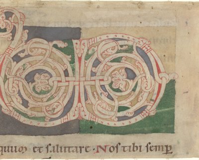 Iniciais V e D de German 12th Century