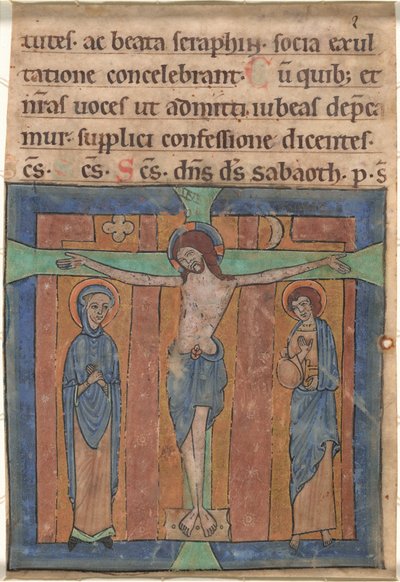 A Crucificação de German 12th Century