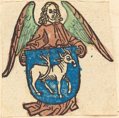 Bookplate de Hilprand Brandenburg de Bibrach de German 15th Century