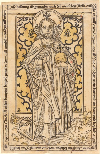 Antes de Cristo nos Salvatore de German 15th Century