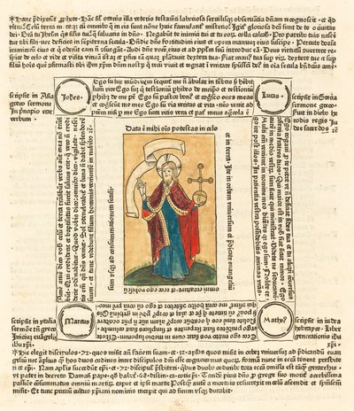 Antes de Cristo nos Salvatore de German 15th Century
