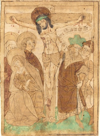 Cristo na Cruz de German 15th Century