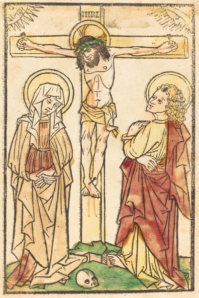 Cristo na Cruz de German 15th Century