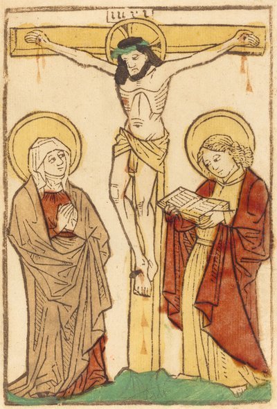 Cristo na Cruz de German 15th Century