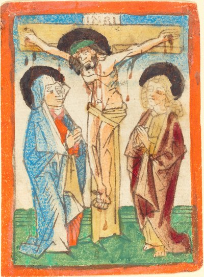 Cristo na Cruz de German 15th Century