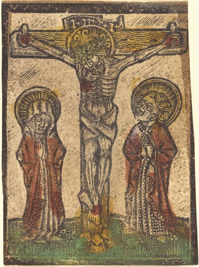 Cristo na Cruz de German 15th Century