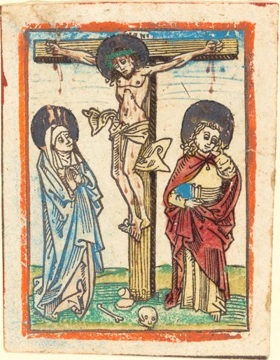 Cristo na Cruz de German 15th Century