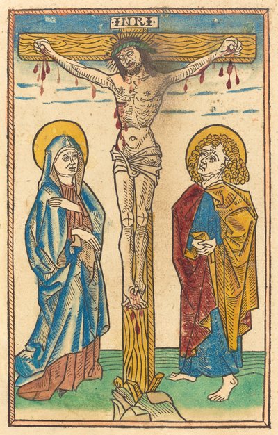 Cristo na Cruz de German 15th Century