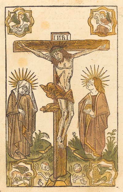 Cristo na Cruz de German 15th Century