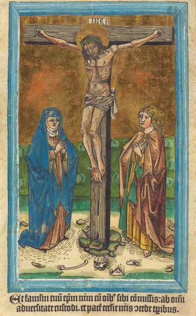 Cristo na Cruz de German 15th Century