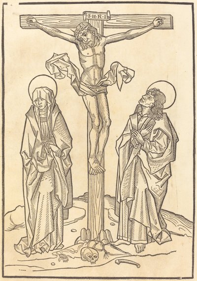 Cristo na Cruz de German 15th Century