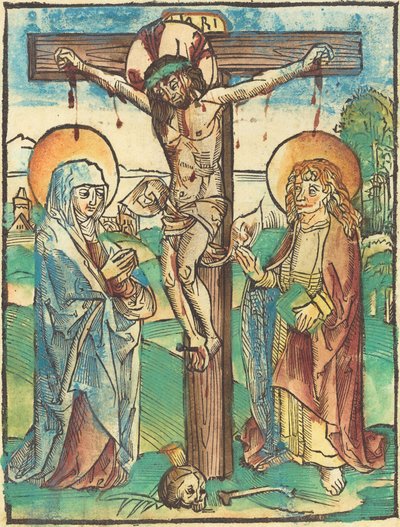 Cristo na Cruz de German 15th Century