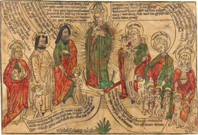 Santo parentesco de German 15th Century