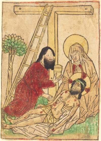 Pietà com São João de German 15th Century