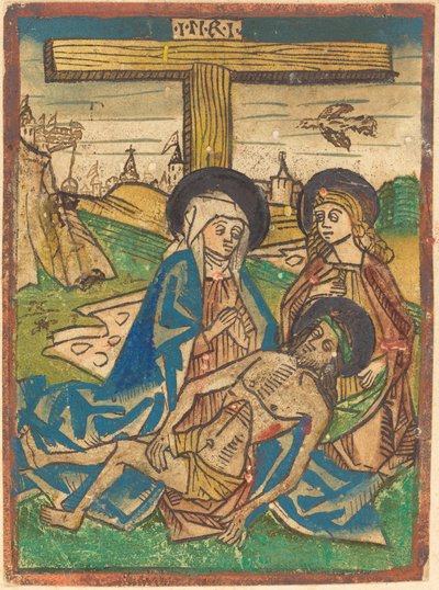 Pietà com São João de German 15th Century