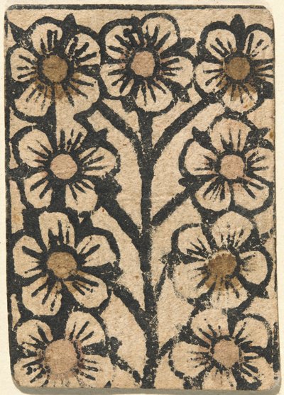 Cartão de jogo de German 15th Century