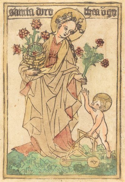Santa Doroteia de German 15th Century