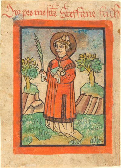 Santo Estêvão de German 15th Century
