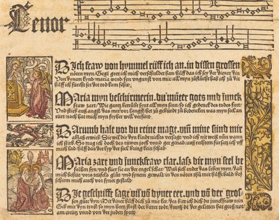 Canção à Virgem de German 15th Century