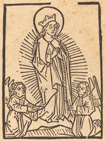 A Assunção da Virgem de German 15th Century