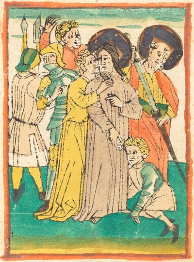 A Traição de Cristo de German 15th Century