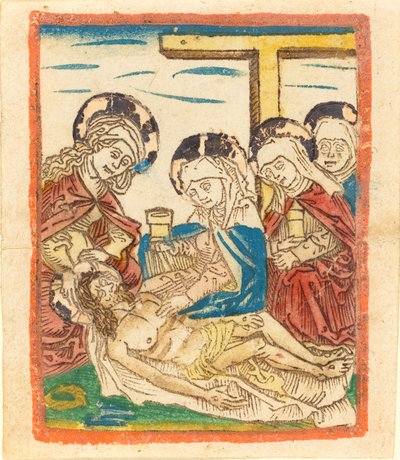 A Lamentação de German 15th Century