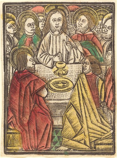 A última Ceia de German 15th Century