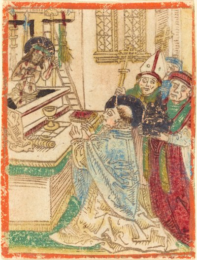 A Missa de São Gregório de German 15th Century