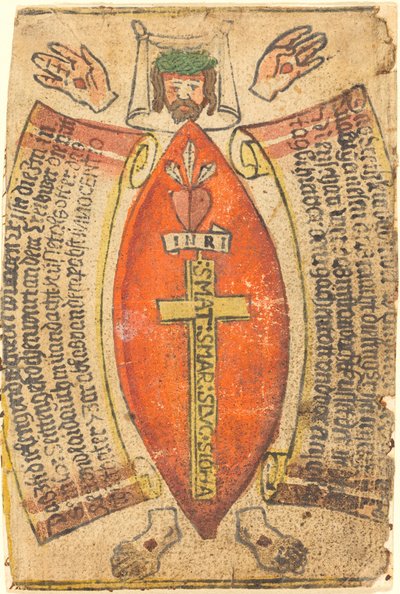 A Medida da Ferida Lateral e o Corpo de Cristo de German 15th Century