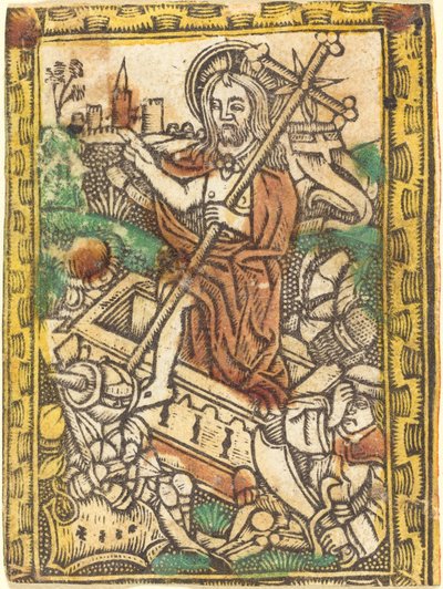 A ressurreição de German 15th Century