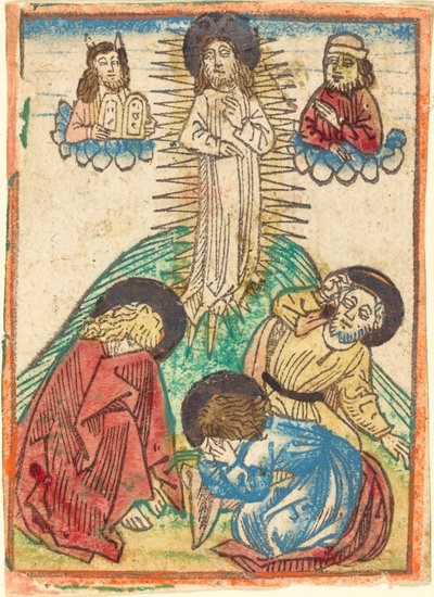A Transfiguração de German 15th Century