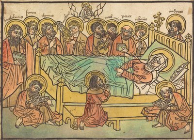 A Morte da Virgem de German 15th Century or Peter Maler
