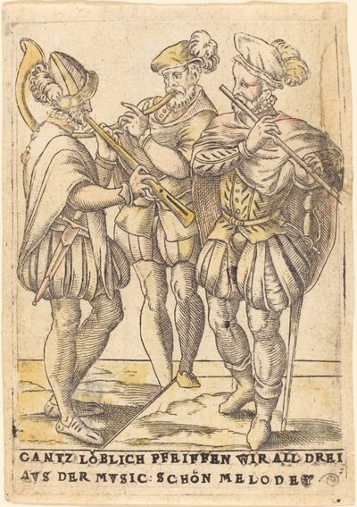 Gantz loblich Pfeiffen com todos os drei avs der Mvsic: Schon Melodey de German 16th Century