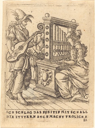 Acertei o positivo com som, o Zytternavchmacht alegremente todo de German 16th Century