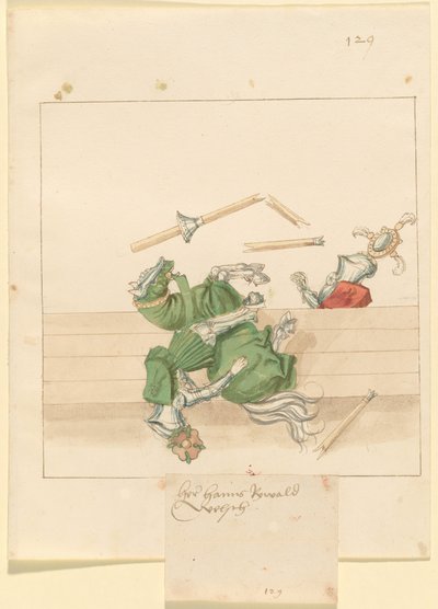 Justa da Paz Italiana de German 16th Century