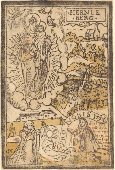 Madona do Hernleberg de German 16th Century