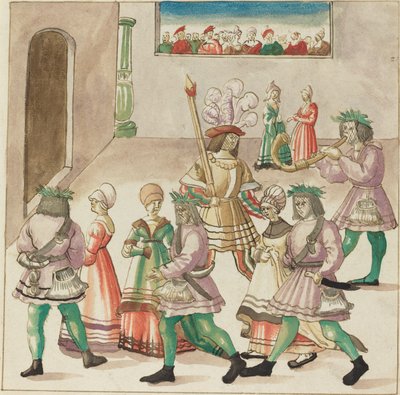 Mascarada de German 16th Century