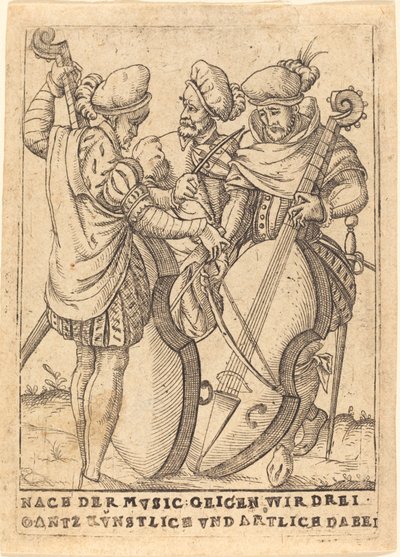 Depois do Mvsic: Vamos tocar os três artisticamente e artisticamente de German 16th Century
