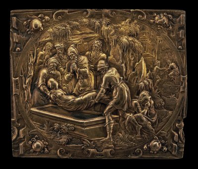 Enterro de um santo de German 17th Century
