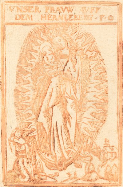Madona do Hernleberg de German 17th Century