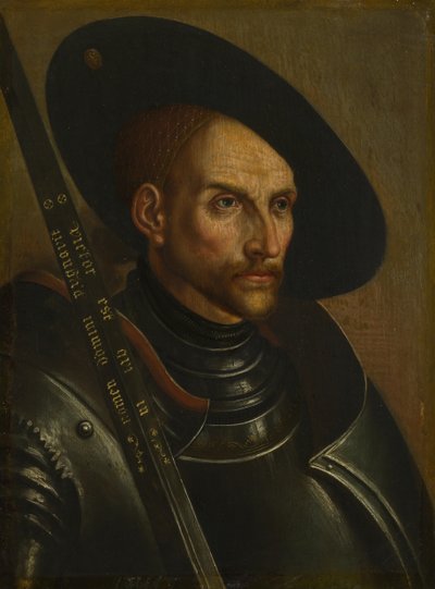 Retrato de Edzard I, conde da Frísia Oriental 1461-1528, século XVIII de German Master