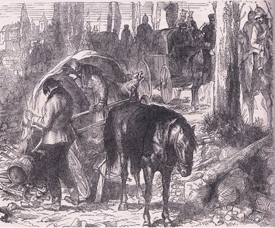 A breakdown, Cassells History of the War between France and Germany publicado por Cassell and Company Limited, c.1890 (litho) de German School