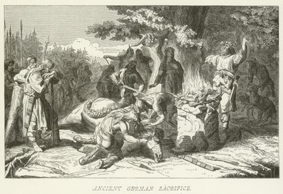 Sacrifício alemão antigo de German School