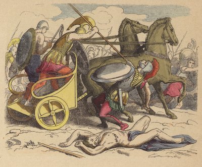 Carruagem de guerra da Grécia antiga de German School