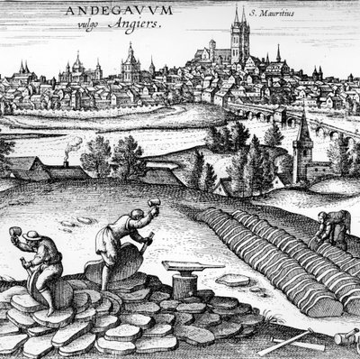 Andegavum geralmente Angiers, 1598 de German School