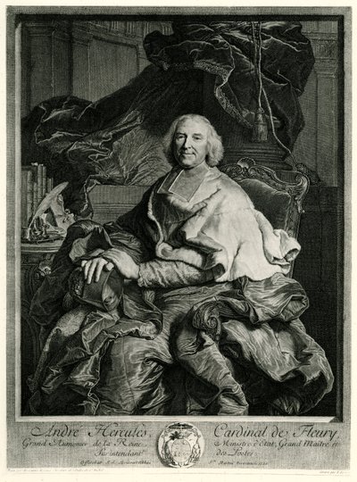 Andrew Hércules Cardeal de Fleury de German School
