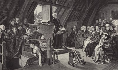 Anne Askew Pregando a Doutrina Luterana de German School